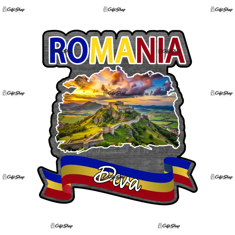 Deva romania, magnet frigider mgs182
